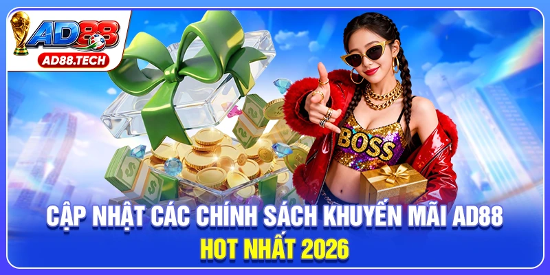 Cập nhật các chính sách khuyến mãi AD88 hot nhất 2026